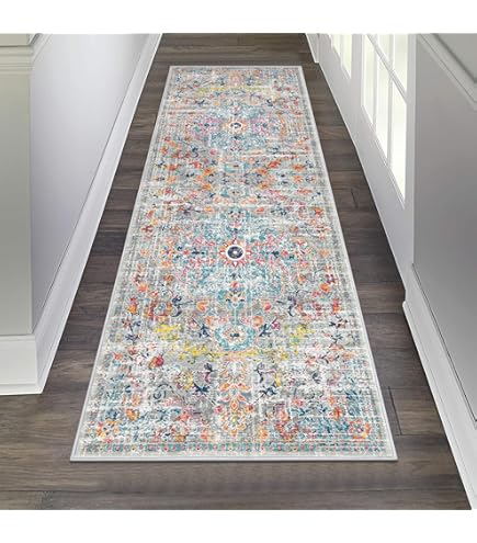 Amazon.com: Aopota Hallway Runner Rug 2x6 Distressed Washable