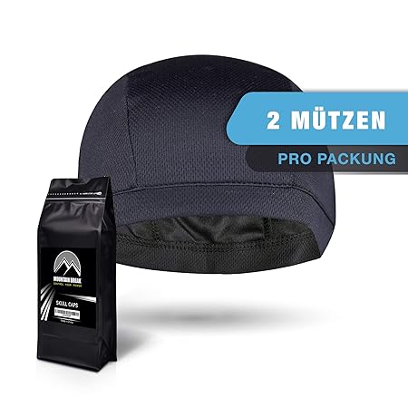 Mountain Break Sportmütze OneSize für Herren und Damen, Schwarz, Atmungsaktiv