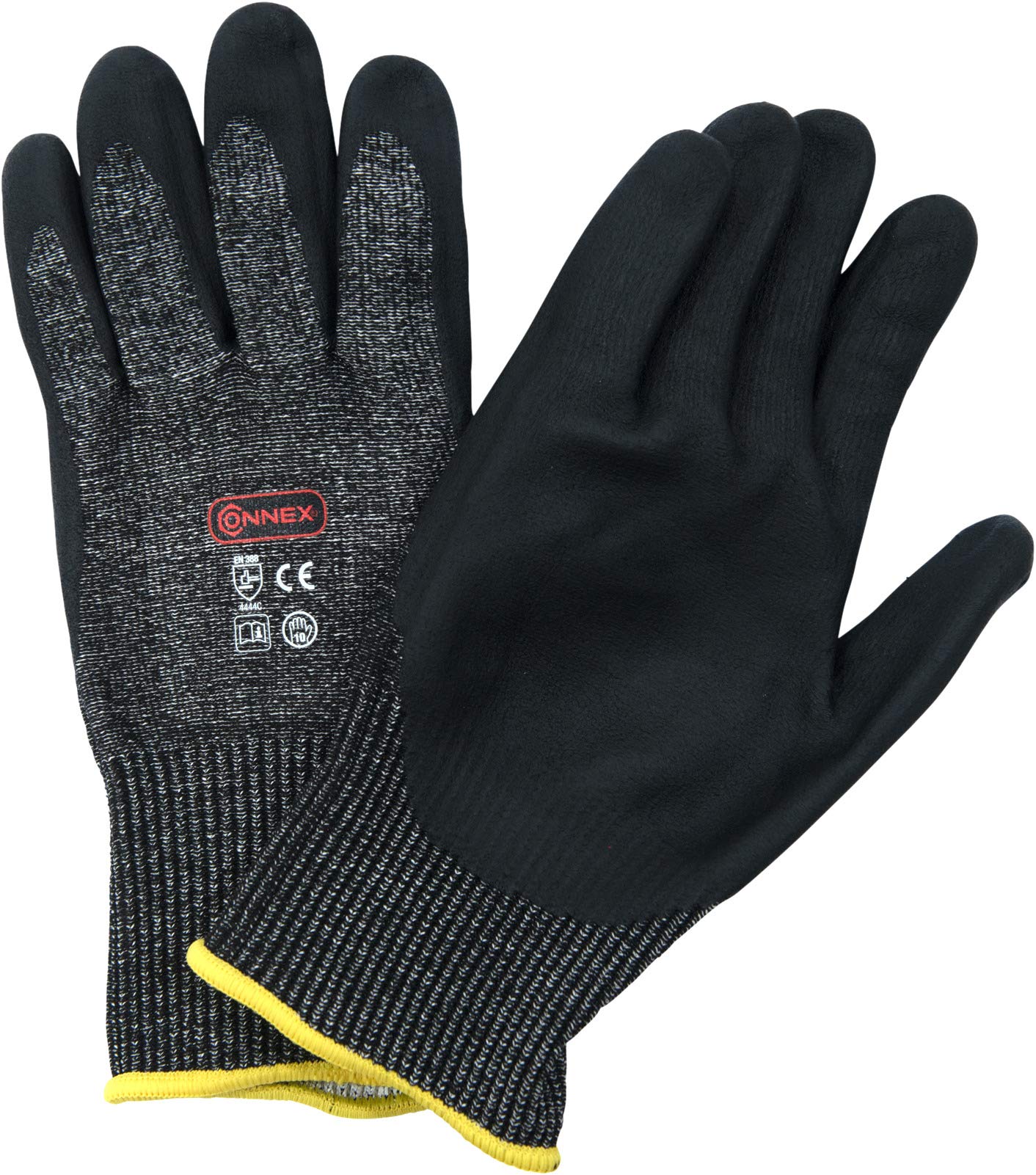Connex COX938260 Cut-Resistant Gloves, Grey, Size 10