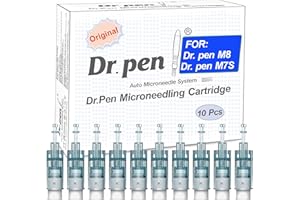 Dr.Pen M8, M7S Microneedling Pen Cartridge 16 Pins - The Original Dr.pen Derma Pen Replacement Needle Cartridge - 10 pcs/Pack