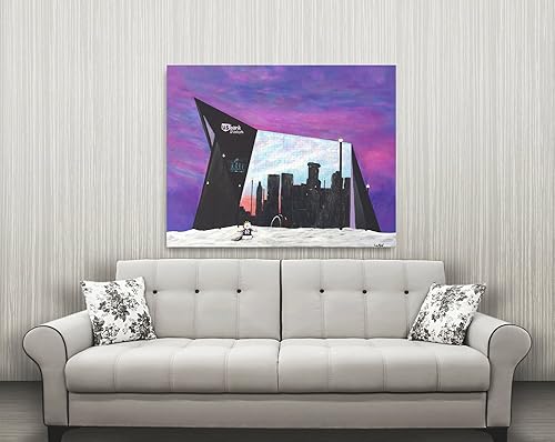 Amazon Com Minneapolis Skyline Art Print Us Bank Stadium