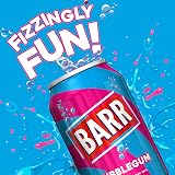 BARR Bubblegum Zero Sugar Fizzy Drink 24 x 330ml Cans view 6
