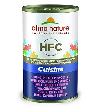 Classic Katzenfutter Thunfisch, Huhn und Schinken - 24 er Pack (24 x 140 g)