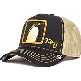 Goorin Bros. Berretto Unisex The Farm A-Frame – Modello Bandit, Nero, Chiusura Snapback Con Toppa Frontale