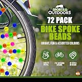 SOL 72pcs Bike Spoke Beads Multicoloured Clip On Reflectors Kids Accessories view 3