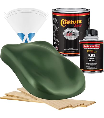 Amazon.com: Custom Shop - Olive Drab Green - Hot Rod Flatz Flat