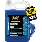Meguiar's Professional D111 Detailer Shampoo Plus, 128 oz | Lifts Dirt from Car Surfaces, Cleans Paint Without Swirling or Scratching, Deepens Gloss and Boosts Shine, Makes 128 Gallons