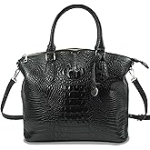 Makcr Joacbv Women Purse Satchel Bag Long Crossbody Classy Tote Bag Top Handle Vegan Leather Ladies Handbags Embossed Pattern