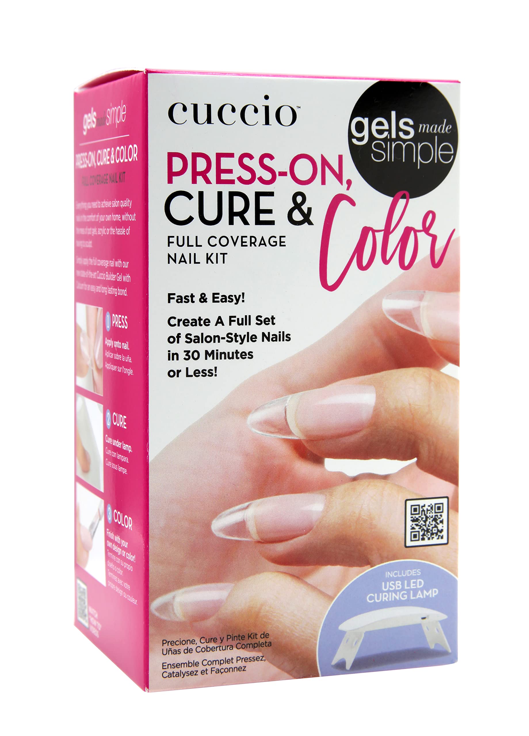 Cuccio Builder Gel Press-On Cure & Colour Kit