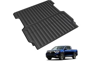 LUMWAY Truck Bed Mat 5.3FT for Honda Ridgeline 2017-2024 2025 2026 (Not Fit Drop-in Bed), All Weather TPE Heavy Duty Truck Ma