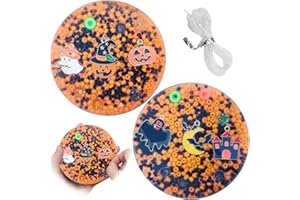 Lechonix 2 Pcs Picky Pads, Multicolor Picking Pad, Skin Picking Fidget Toys with Tweezer, Sensory Pick Pad, Valentine Gift for Adults with Anxiety, ADHD, Relief Stress (Round(Orange))