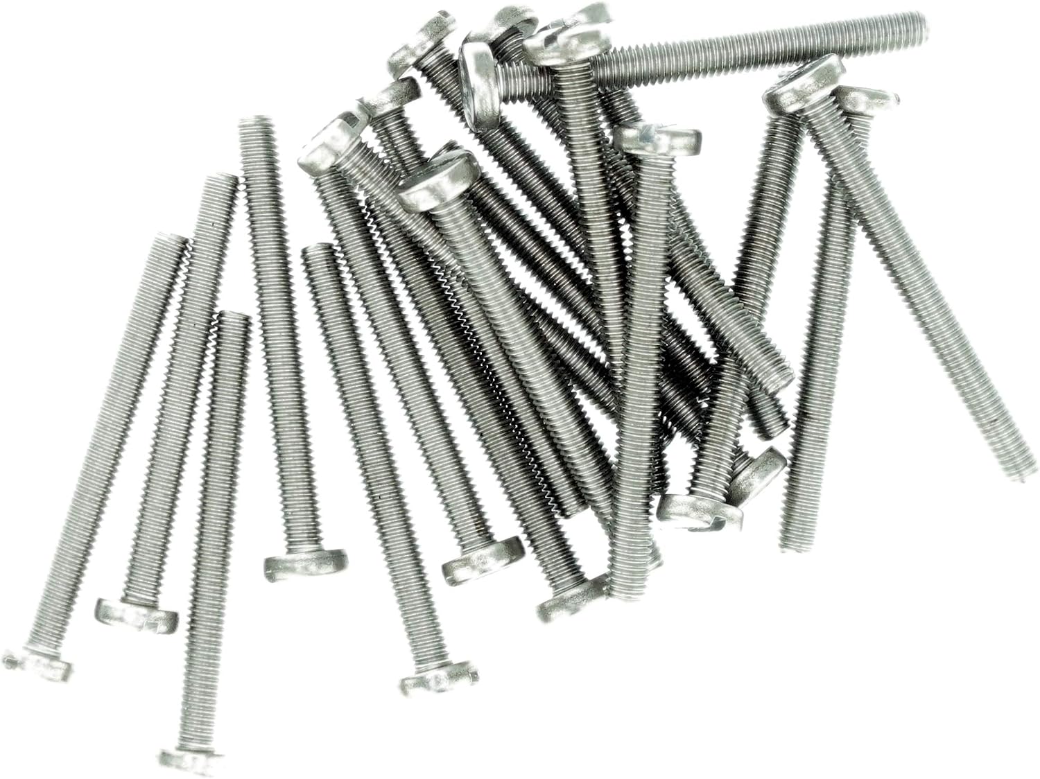 M6 (6mm x 45mm) Slot Pan Machine Screw (Bolt) - Stainless Steel (A2) (Pack of 20), M6x45 - A2 (20) - Image 4