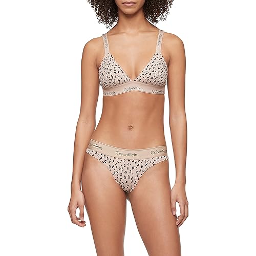 Calvin Klein Women's Modern Cotton Unlined Triangle Crossback Bralette