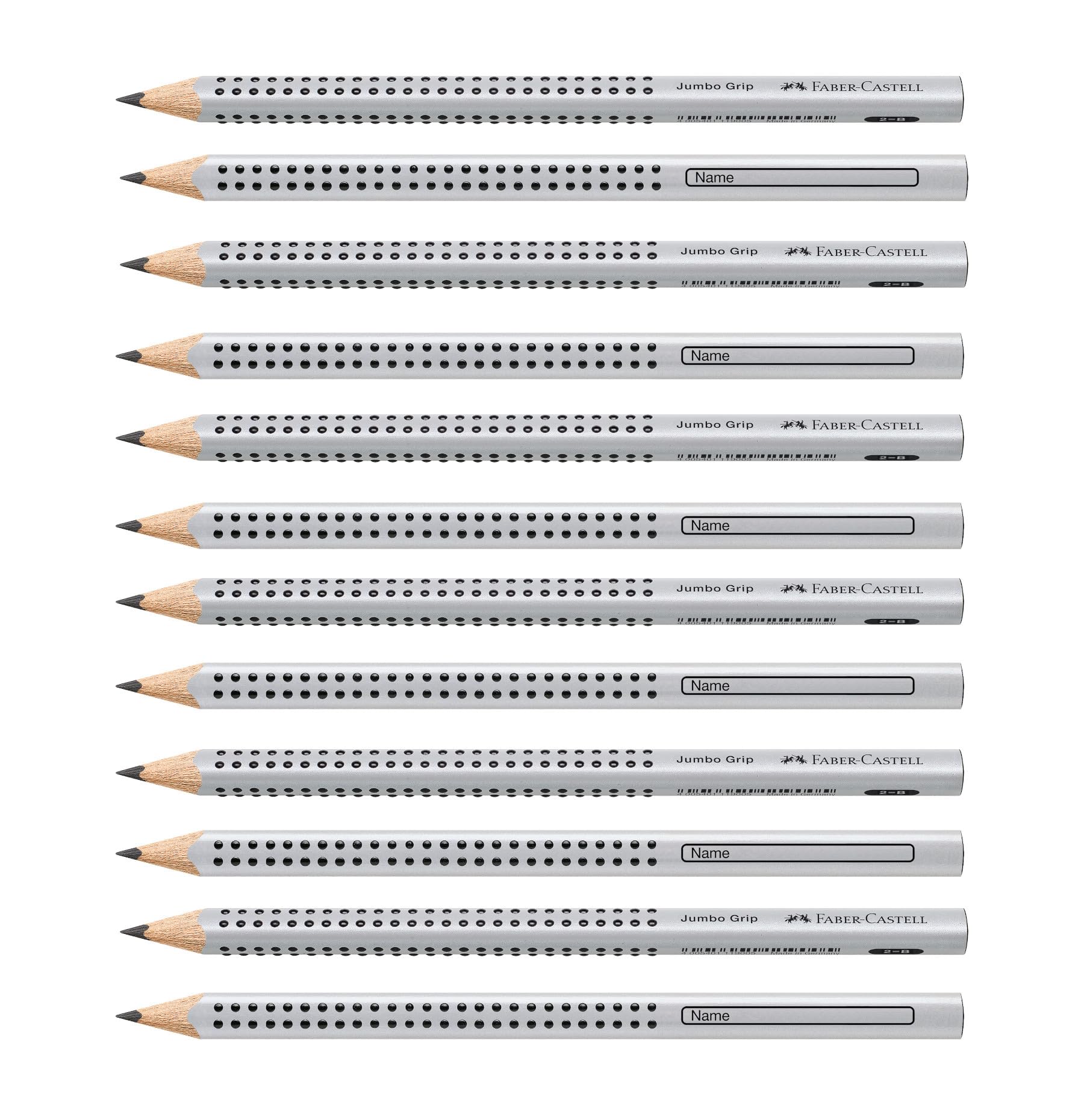 Faber-Castell Jumbo Grip 205046 Pencil Hardness B Pack of 12