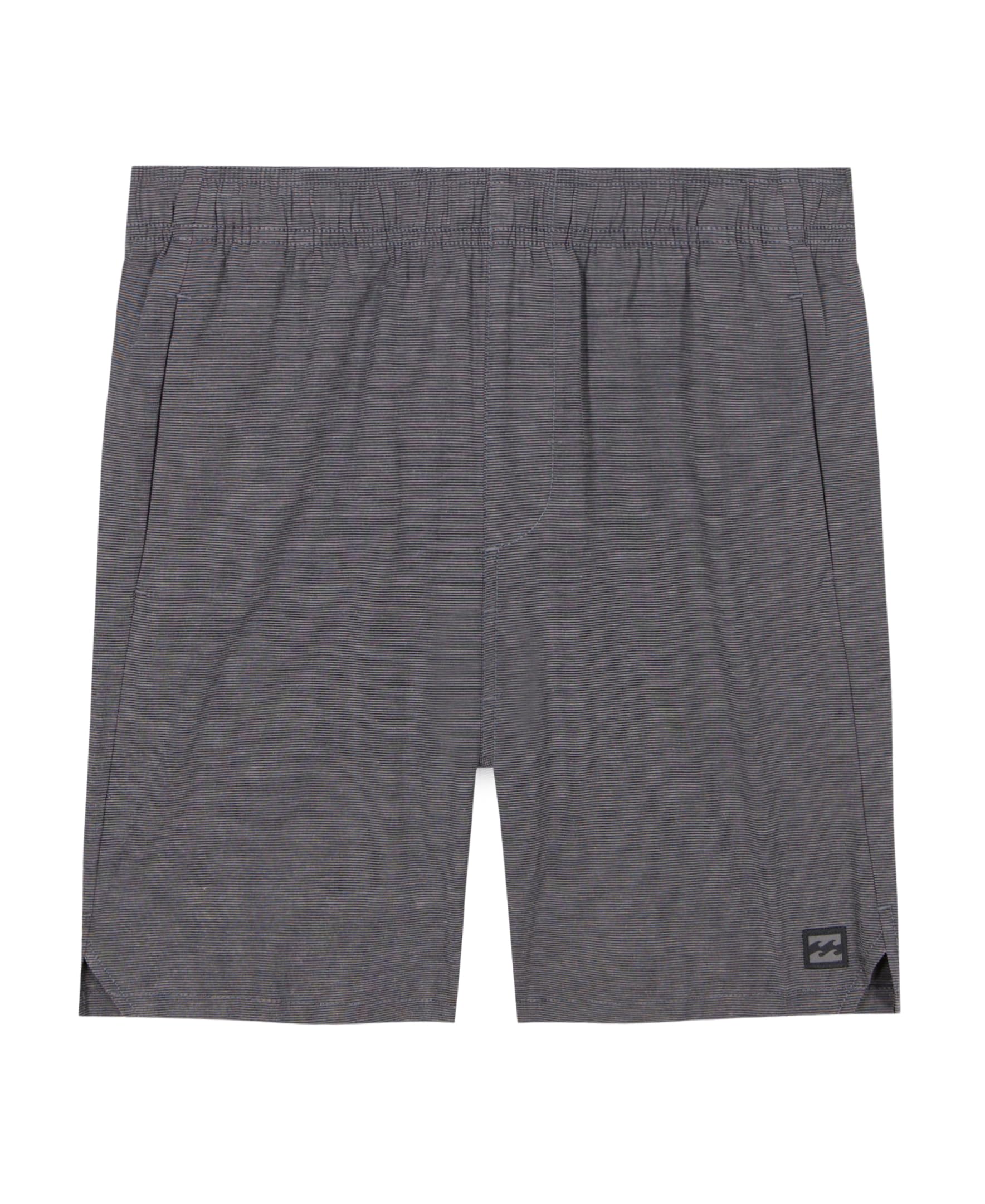 Billabong Boys’ Crossfire Elastic Waist Pull-On Hybrid Shorts with Pockets, Water Friendly, Black Crossfire, 8