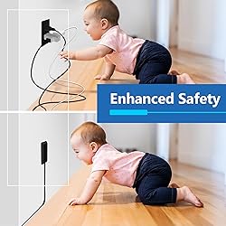 LIDER Outlet Extender with 3 Receptacles, 12W USB