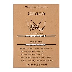 SANNYRA Grace Morse Code Bracelet for Women