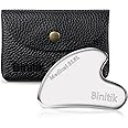 Binitik Upgrade Medical Stainless Steel Gua Sha Massager, 316L Massage Scraper for Muscle Tension LYMP System Support, Travel Pouch Included