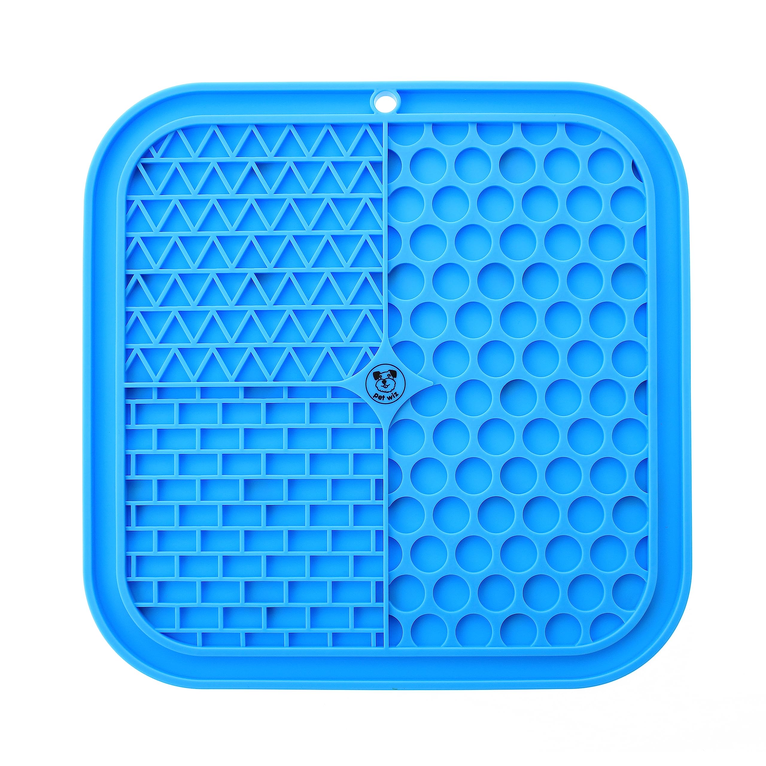 Silicone Licking Mat - Providing Mental Stimulation and Anxiety Relief (Blue)