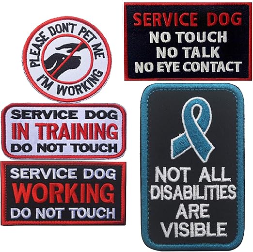 service dog patches amazon