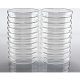 EZ Bioresearch Sterile 100 mm X 15 mm Petri Dish with Lid, vented, 2 x Pack of 10