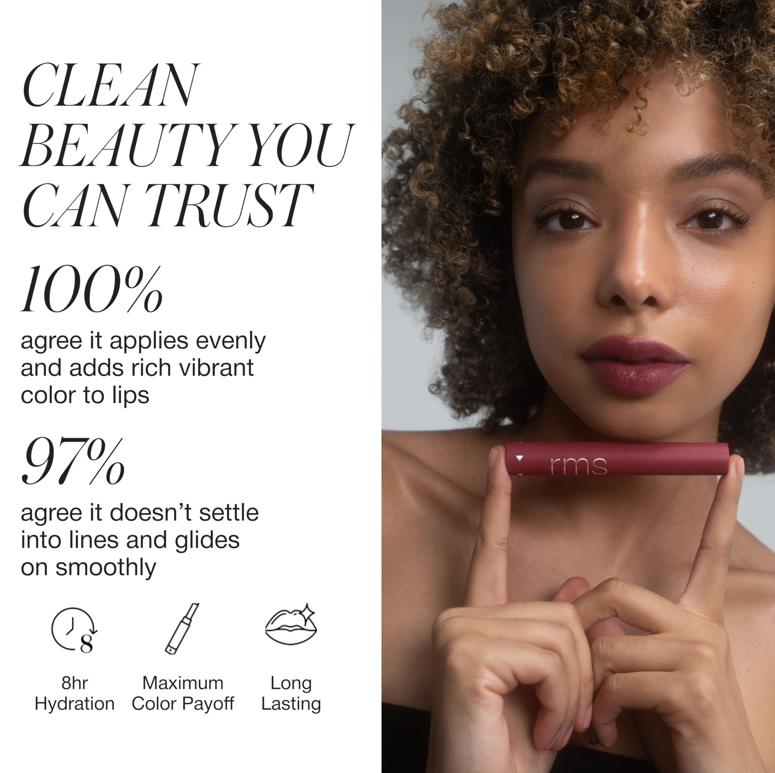 RMS Beauty Legends to Love Kit - Lipstick Set, Lip Tint Makeup Gift Set, Lip Color Gift Ideas, Lip Stain Make Up Kit Beauty Gifts for Teens & Women