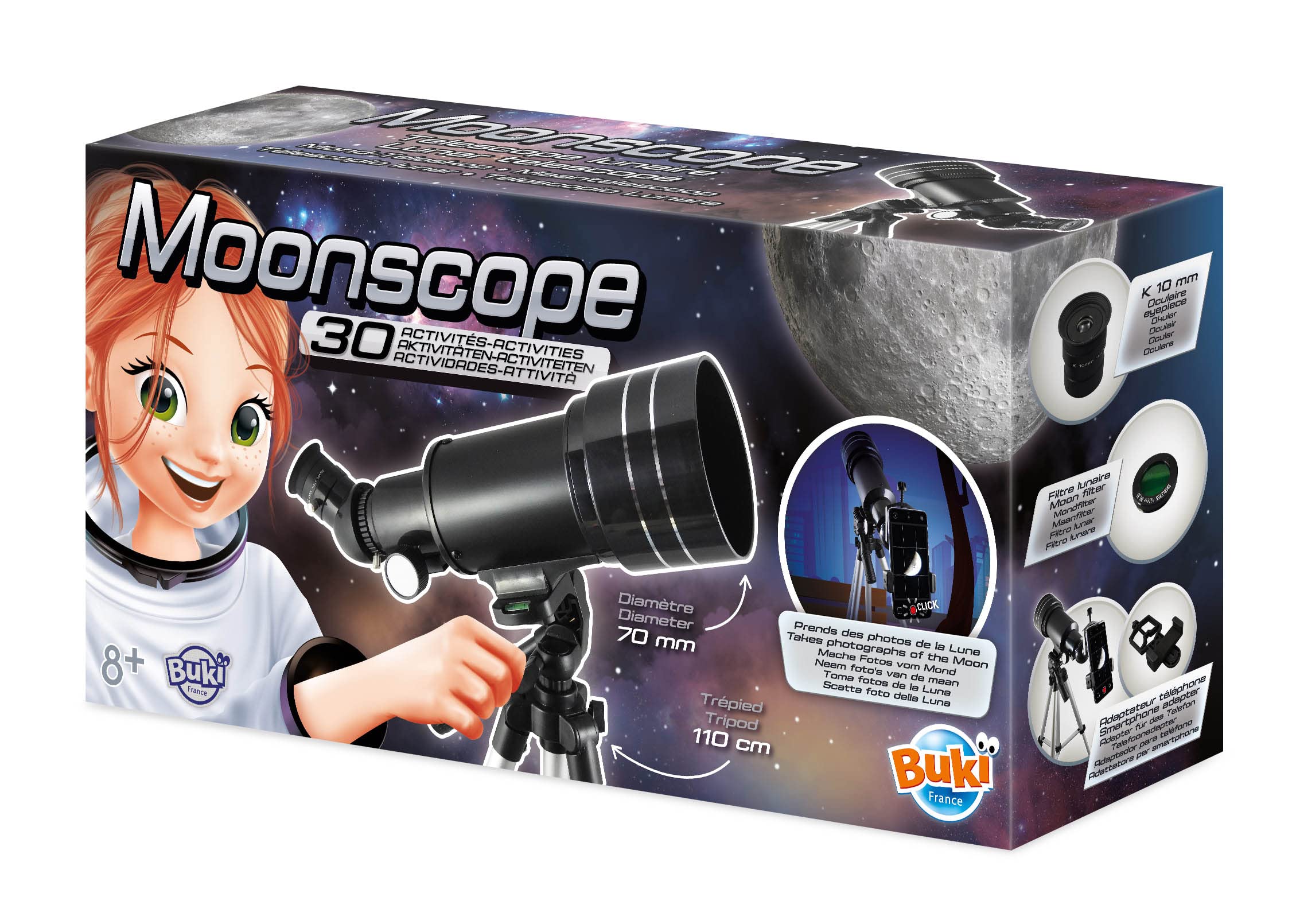 Buki - TS009B - Lunar Telescope 30 Activities