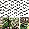 86 York Expandable Willow Lattice Fence Panel for Climbing Plants Vine Ivy Rose Cucumbers Clematis (2)