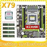 Lodokdre X79 Motherboard E5 2630 CPU 16GB DDR3 1600MHz ECC RAM LGA 2011 M.2 NVME view 6