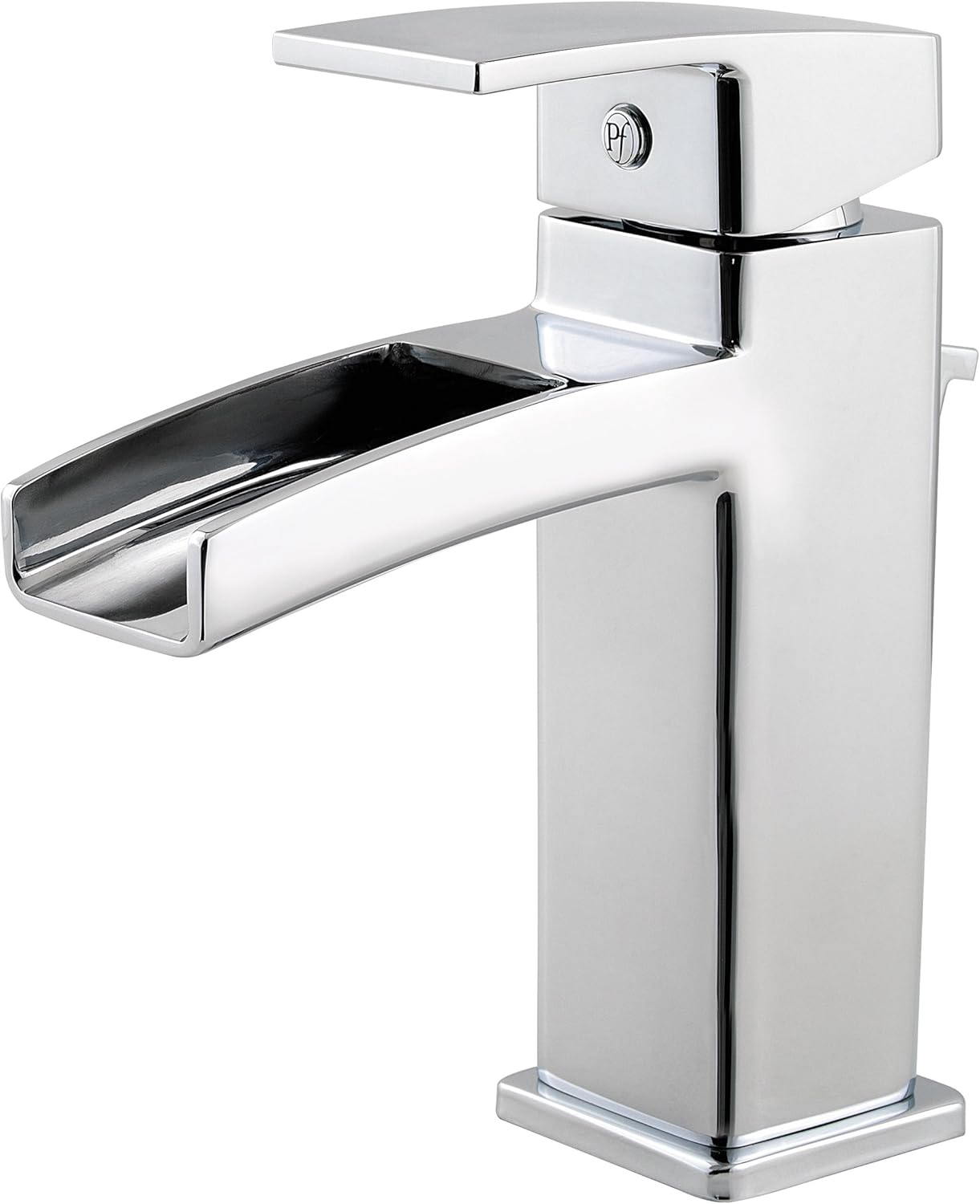 Pfister Gt42df0c Kenzo Single Control Waterfall 4 Inch Centerset Bathroom Faucet In Polished Chrome Touch On Bathroom Sink Faucets Amazon Com