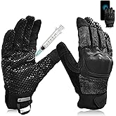 Intra-FIT Level 5 Needle Resistant Gloves, Needle Puncture, Cut Resistant ANSI A9 Anti-Cut Anti-Slash, Touchscreen (One Pair,L)