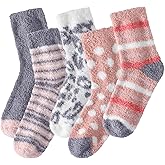 Passionbility Fuzzy Socks for Women - Fluffy Socks Women, Womens Comfort Slipper Sock of Coral Fleece for Winter