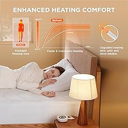 Bedsure Heated Mattress Pad Full - Bed Warmer with