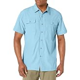 Little Donkey Andy Mens Lightweight Short Sleeve Hiking Shirts | Men's Lightweight UPF50 Fishing Shirt, Moisture-Wicking Brea
