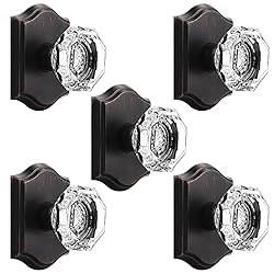 Orger Crystal Interior Half-Dummy Door Knobs for