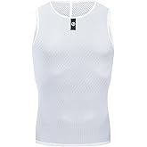 YKYWBIKE Men's Cycling Base Layer Sleeveless Cycling Jersey Men Quick Dry Bicycle Undershirt Mesh Bike Base Layer Vests