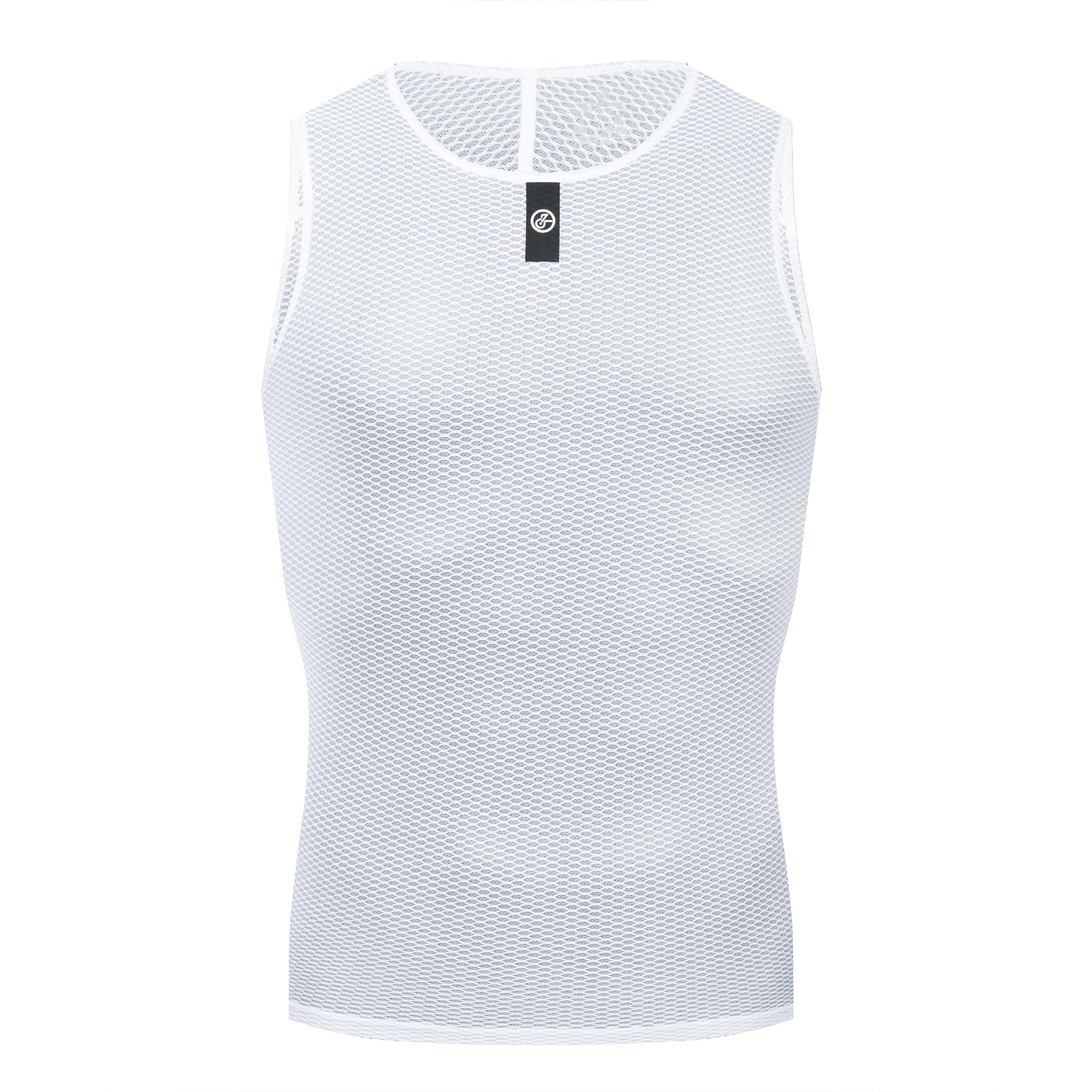 Photo 1 of YKYWBIKE Cycling Base Layer for Men Sleeveless Cycling Jersey Men Quick Dry Bicycle Undershirt Mesh Bike Base Layer Vests White - XXL