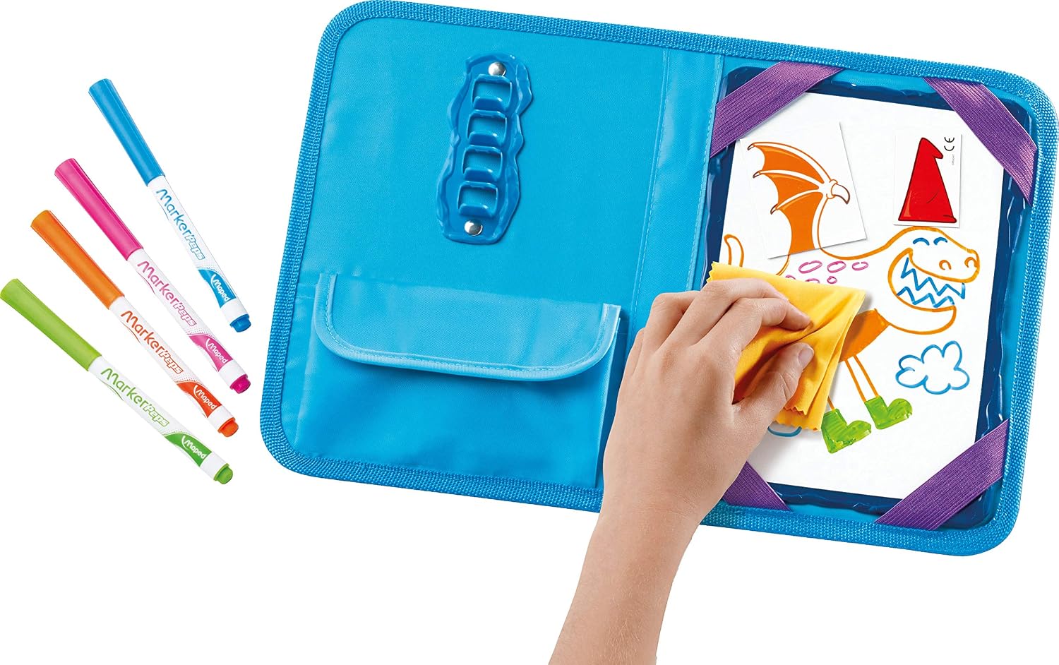 Maped Creativ Travel Board Knights and Princess Theme Fun Activity Kit for Kids 4+, Various Colors, Compact - Image 5