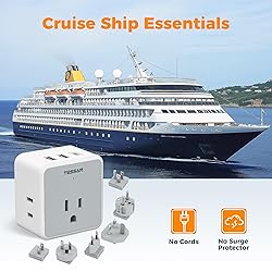 TESSAN Universal Travel Adapter Kit, International
