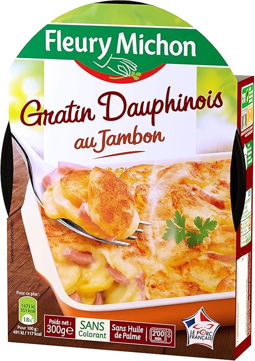 Gratin Dauphinois Au Jambon Fleury Michon 300 G Amazon Fr Epicerie