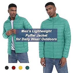 MAGCOMSEN Puffer Jacket Men Packable Down Jacket