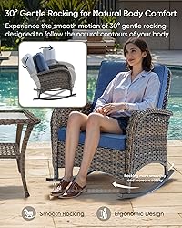 HUMMUH 7-Piece Outdoor Patio Furniture with Fire