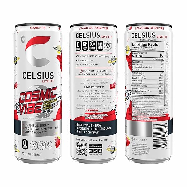 CELSIUS COSMIC VIBE 12OZ