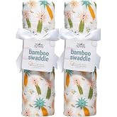 Rookie Humans Bamboo Muslin Swaddle Blanket 2-Pack &ndash; Newborn Baby Gift Set | Rookie Humans Bamboo Muslin Swaddle Blanket Multi-Pack &ndash; Baby Gift Set