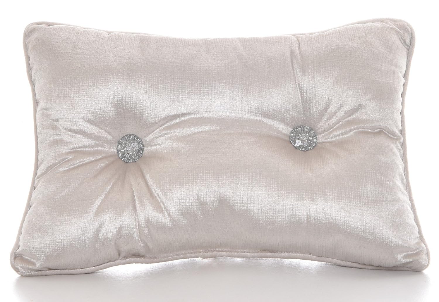 Goldstar® Rectangle Filled Diamante Cushion Sofa Chair Diamond Stitched