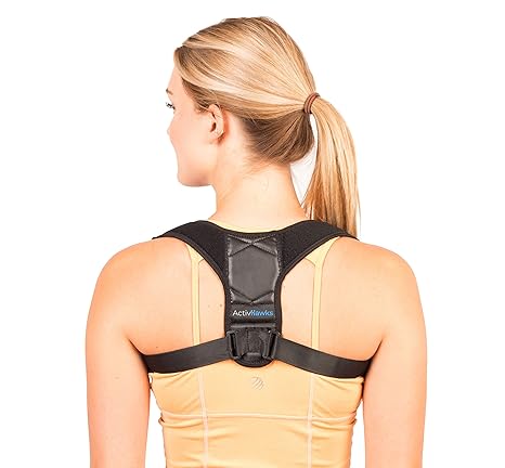 ActivHawks Geradehalter zur Haltungskorrektur für Damen und Herren - Rückenstabilisator | Haltungsbandage | Rückenstützgürtel