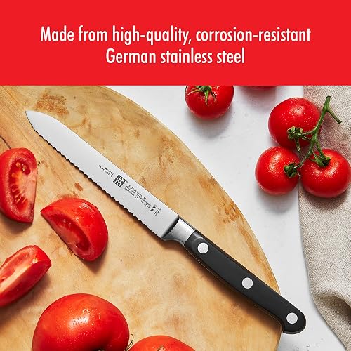 ZWILLING Twin Signature 5-Inch Utility Knife - Razor Sharp German Stainless Steel, Dishwasher Safe - View #4