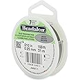 Beadalon 7 Strand Stainless Steel Bead Stringing Wire, 0.010 in / 0.25 mm, Bright, 100 ft / 31 m