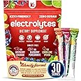 Keppi Keto Electrolytes Powder No Sugar - Made in USA - Advanced Hydration & Recovery - Raspberry Lemonade, Blueberry Pomegranate & Lemon Lime Flavors
