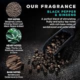 Baylis & Harding Black Pepper & Ginseng Men’s Luxury Bathing Trio Gift Set view 3